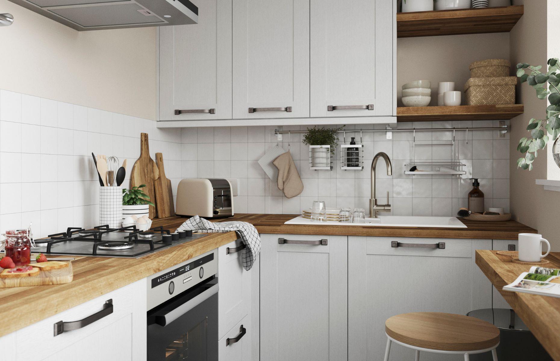 Hang up kitchen essentials